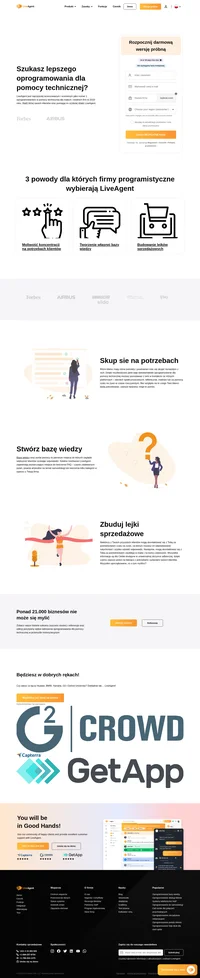 Zastanawiasz się, co sprawia, że LiveAgent jest dobrym wyborem dla firm tworzących oprogramowanie? Oto trzy powody, dla których jesteśmy wybierani.