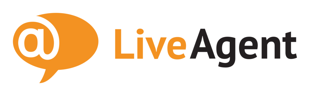 Logo LiveAgenta z cieniem