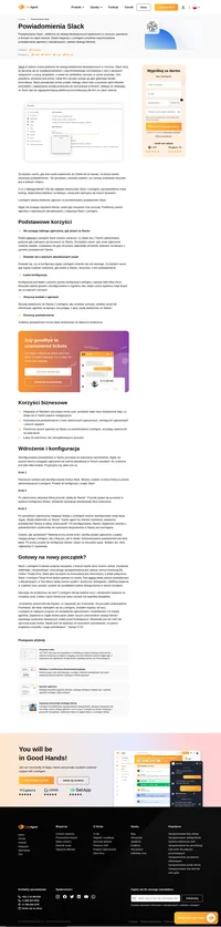 LiveAgent ułatwia śledzenie zgłoszeń za pośrednictwem powiadomień Slack. Integracja LiveAgent ze Slackiem pozwala być na bieżąco.