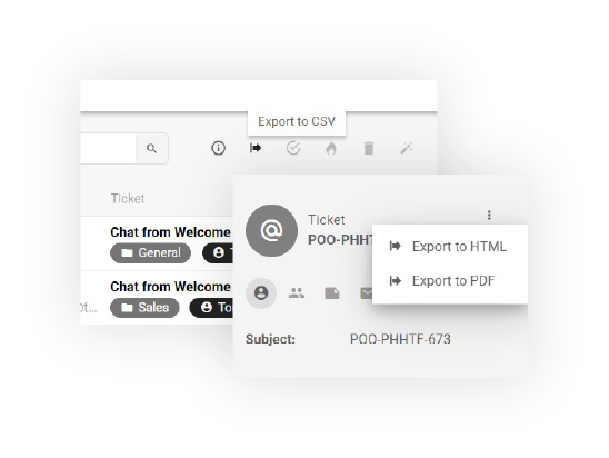 Eksport zgłoszeń – LiveAgent