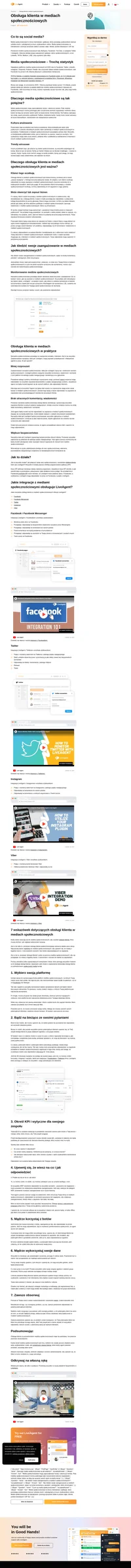 Media społecznościowe zmieniły cały sposób, w jaki naprawdę działa obsługa klienta. Cały cykl potencjalny klient-lider-klient zaczyna wyglądać nieco inaczej.