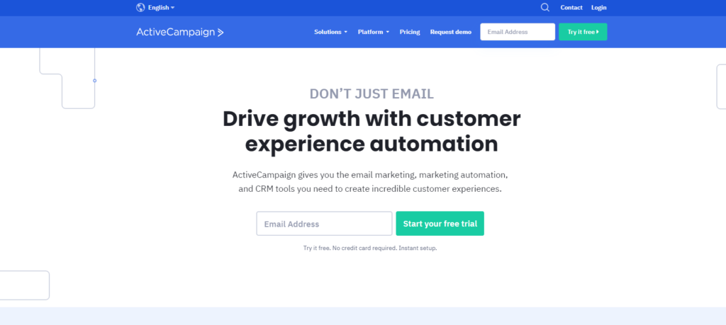 Strona główna ActiveCampaign 