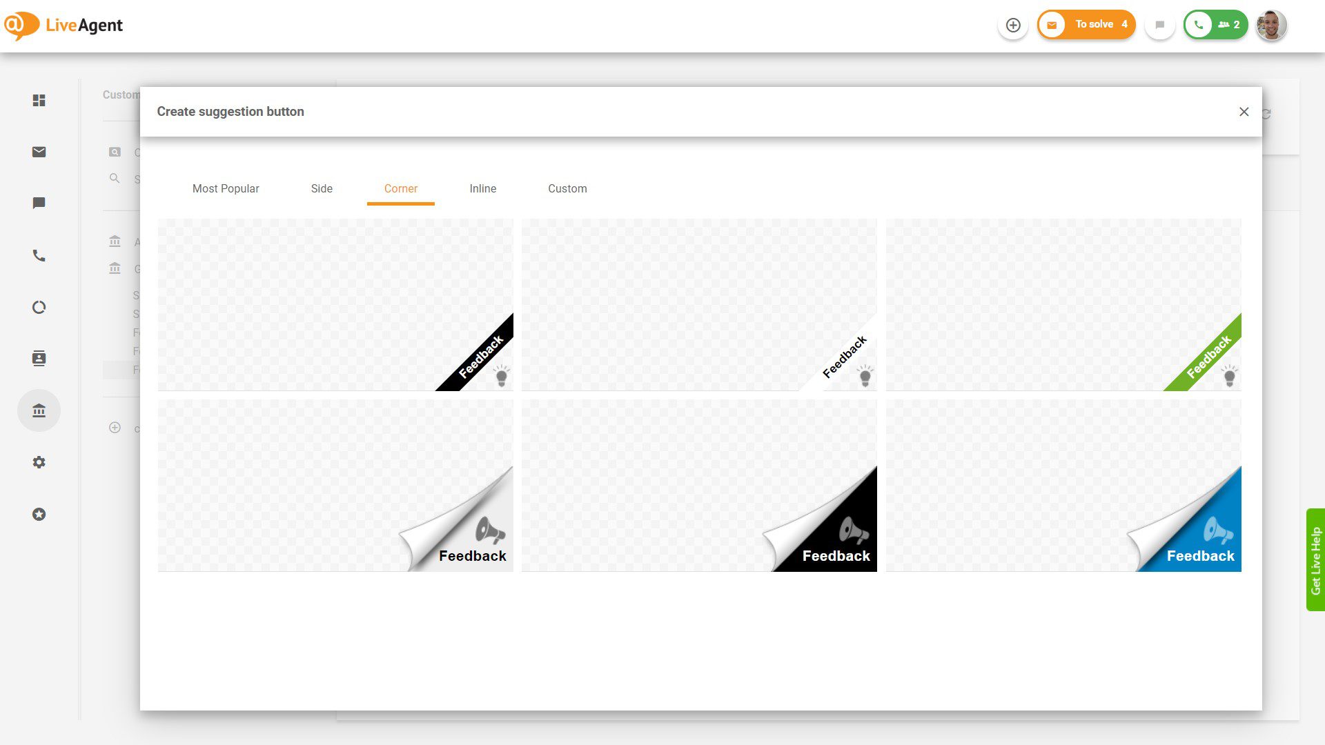 Opinie & Sugestie LiveAgent
