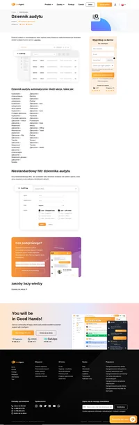 Skorzystaj z chronologicznego zbioru rekordów, który zawiera udokumentowane dowody działań podjętych przez pracowników wsparcia. Użyj dziennika audytu LiveAgent.