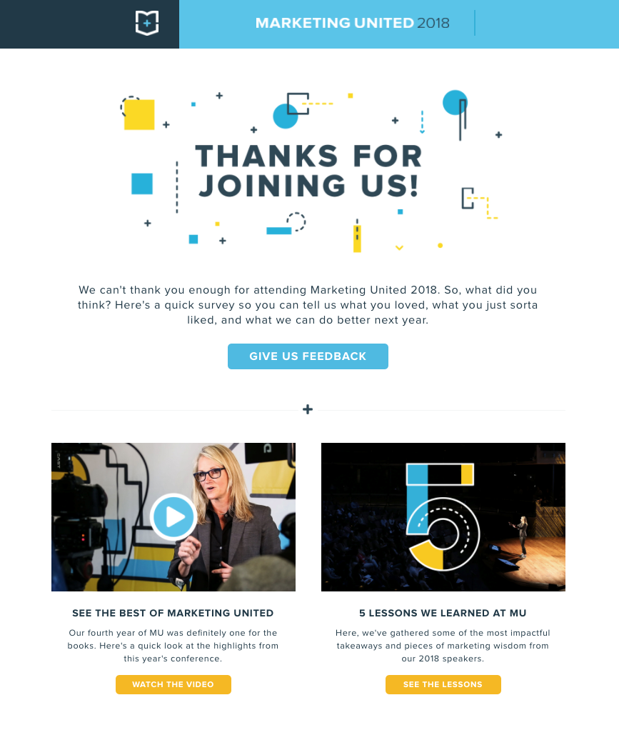 Przykładowy e-mail uzupełniający dotyczący jednostki marketingowej