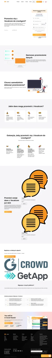 LiveAgent jest najczęściej recenzowanym i ocenianym jako #1 oprogramowaniem obsługi klienta dla małych i średnich firm w 2019 i 2020 roku. Dołącz do firm takich jak Huawei, BMW, O2 i Uniwersytet Oksfordzki i zapewnij swoim klientom wsparcie najwyższej klasy.