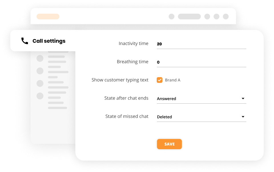 Ustawienia połączeń w programie obsługi klienta - LiveAgent