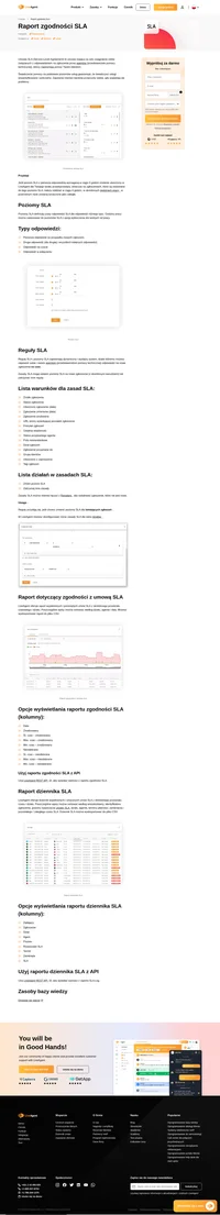 LiveAgent oferuje raport wypełnionych i pominiętych umów SLA z określonego przedziału czasowego i działu. Użyj raportów zgodności, aby śledzić wydajność agentów.