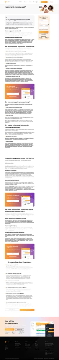 Nagrywanie rozmów VoIP to standardowa praktyka biznesowa wspierająca szkolenia i jakość obsługi klienta. Czytaj dalej, aby dowiedzieć się, jak nagrywanie rozmów VoIP może usprawnić Twój biznes.