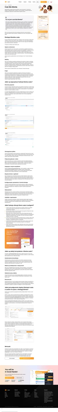 Czat dla klienta to czat w czasie rzeczywistym, który jest umieszczany na komputerze użytkownika. Jest to oprogramowanie, które umożliwia komunikację z innymi osobami po zainstalowaniu tego programu.